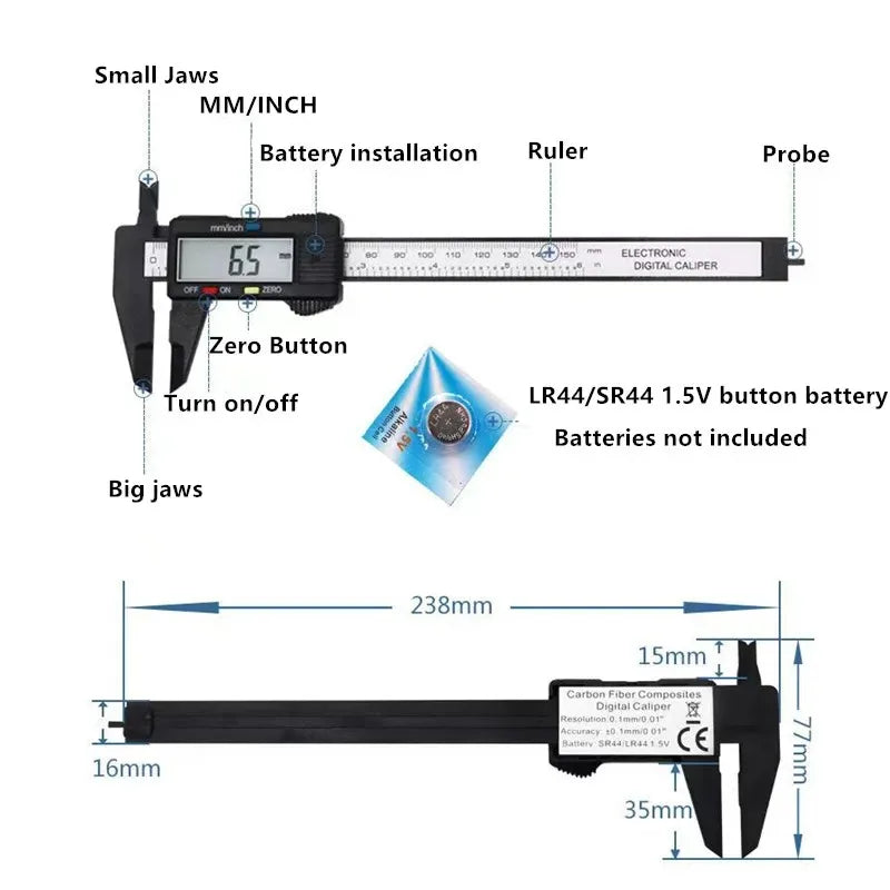 Precision Digital Caliper